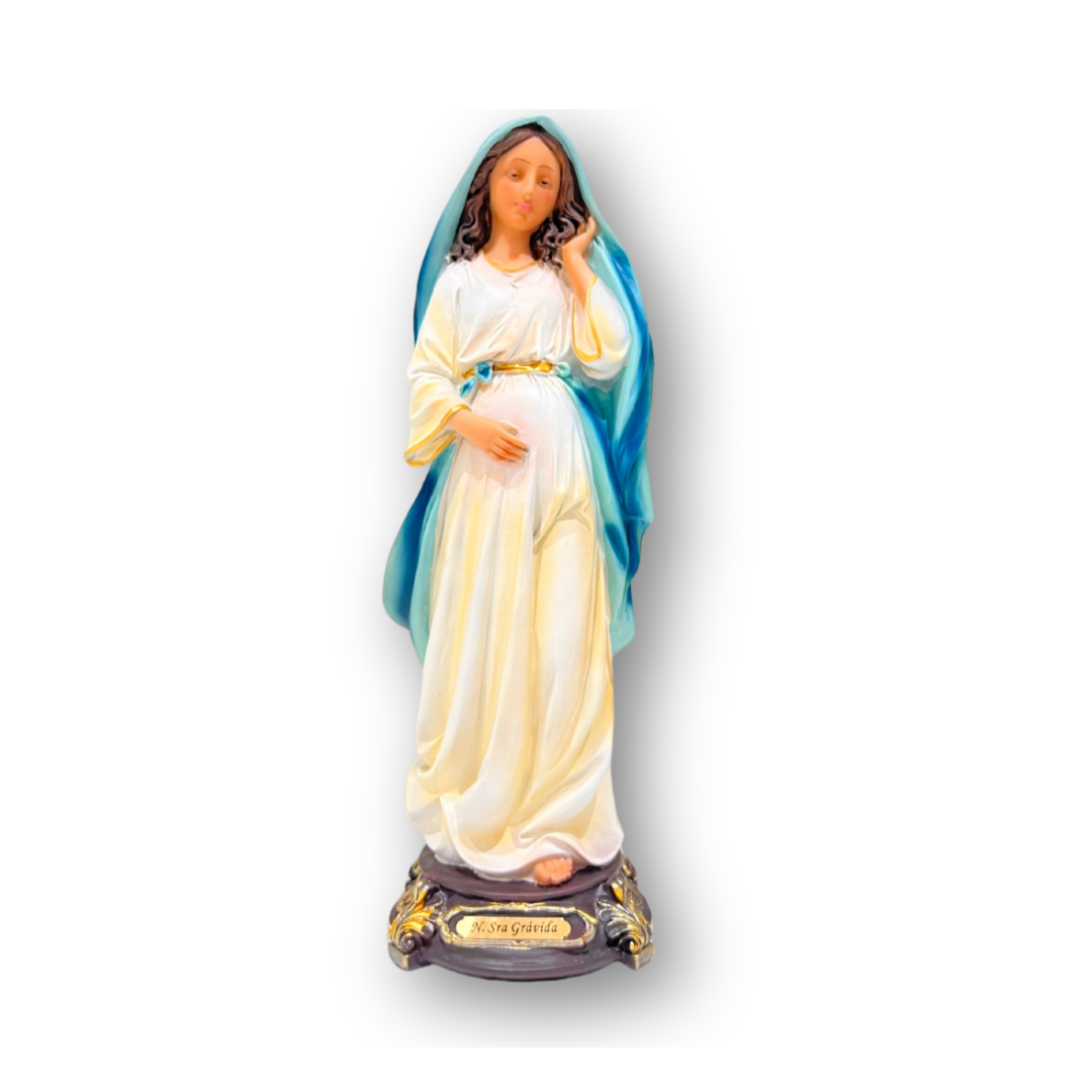 Imagem de Nossa Senhora Grávida 30 cm de altura