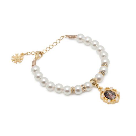 PULSEIRA PEROLA 8MM CORDAO C/MED RES MARIA PASSA A FRENTE C/FOLHETO