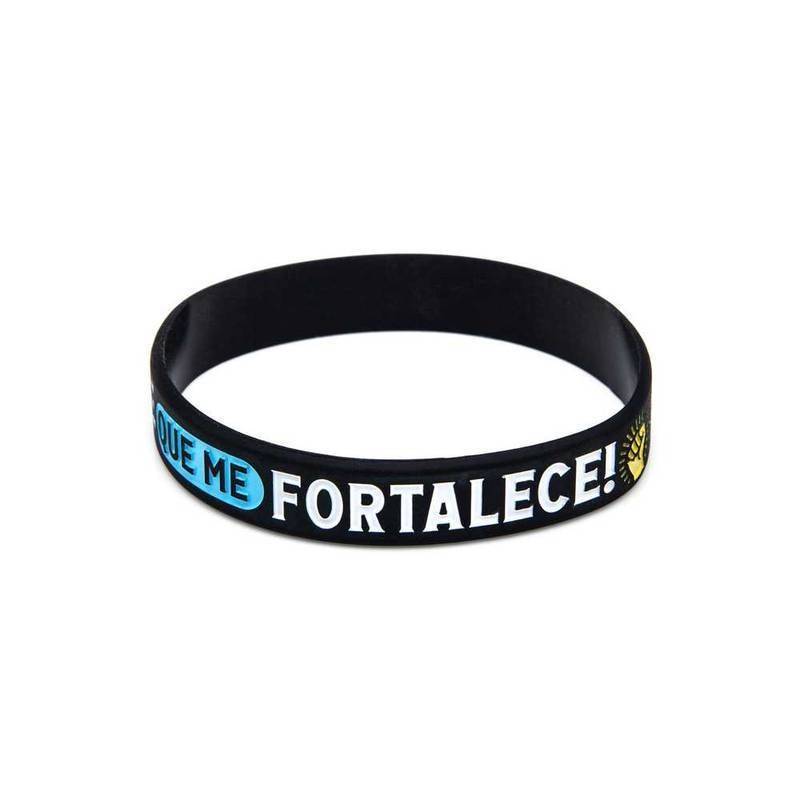 Pulseira Silicone Tudo Posso Naquele Que Me Fortalece!