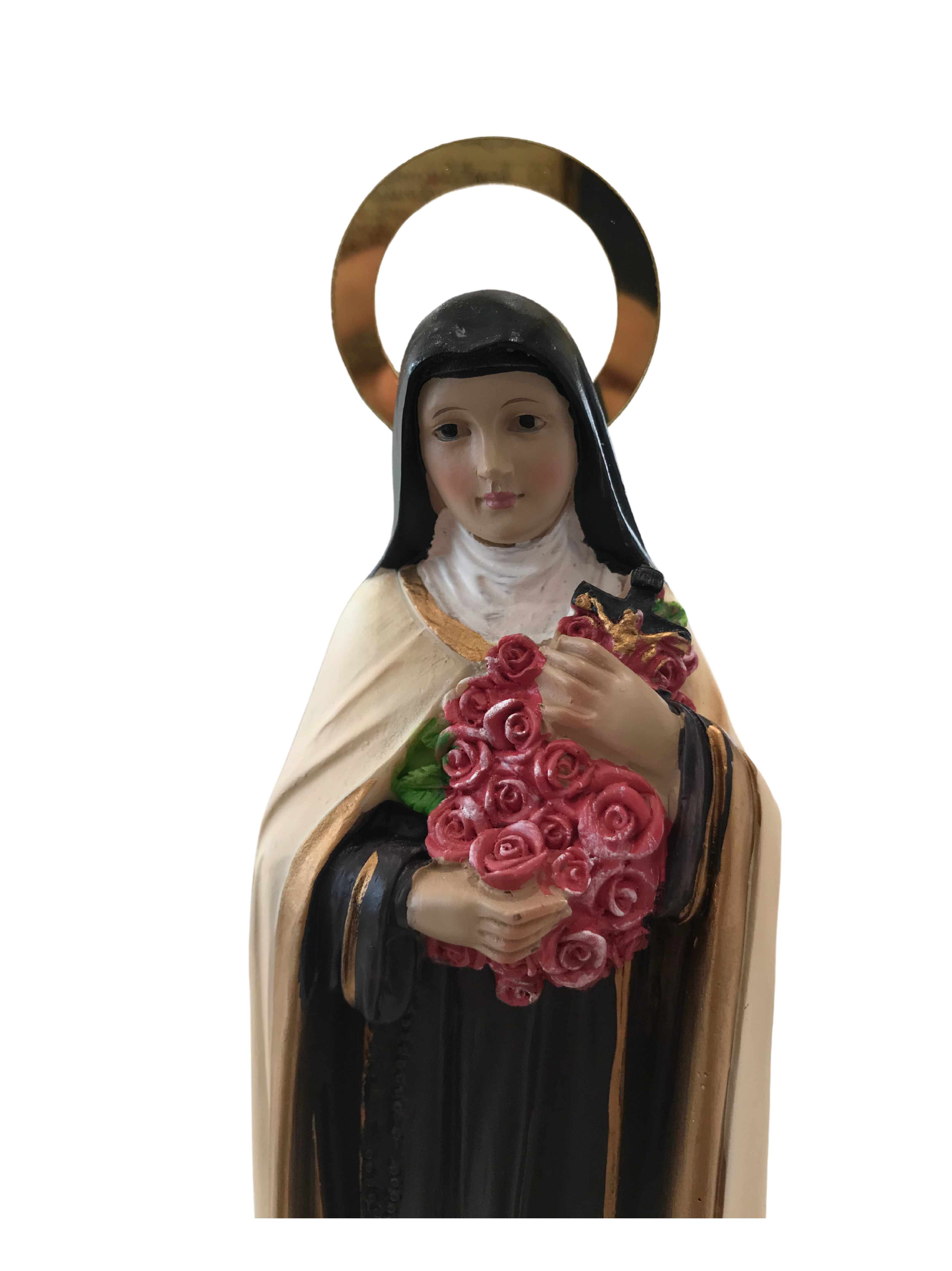SANTA TEREZINHA 20 CM C/ AUREOLA