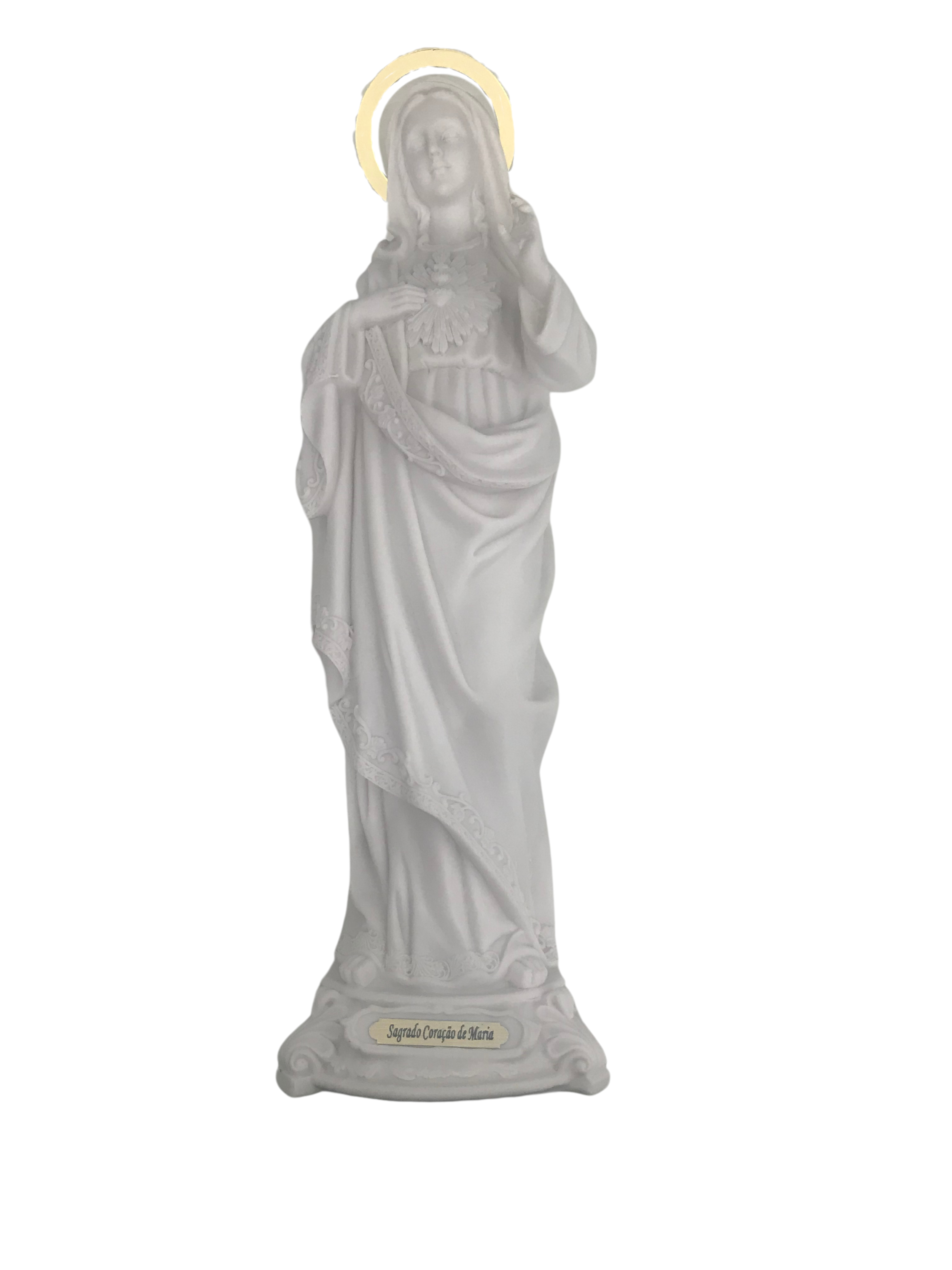 (8838) CORACAO DE MARIA 35 CM C/AUREOLA