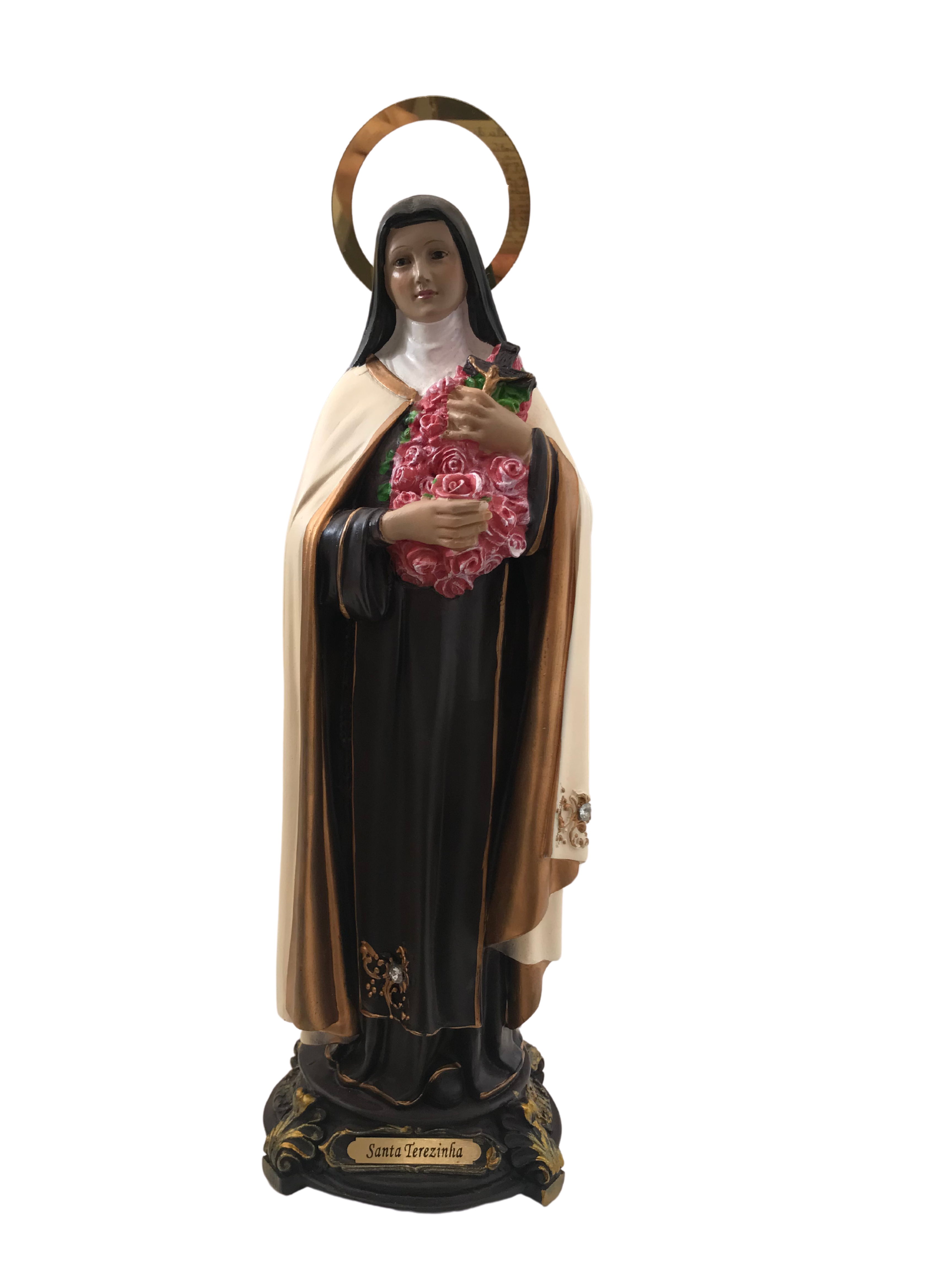 SANTA TEREZINHA 30 CM C/ AUREOLA