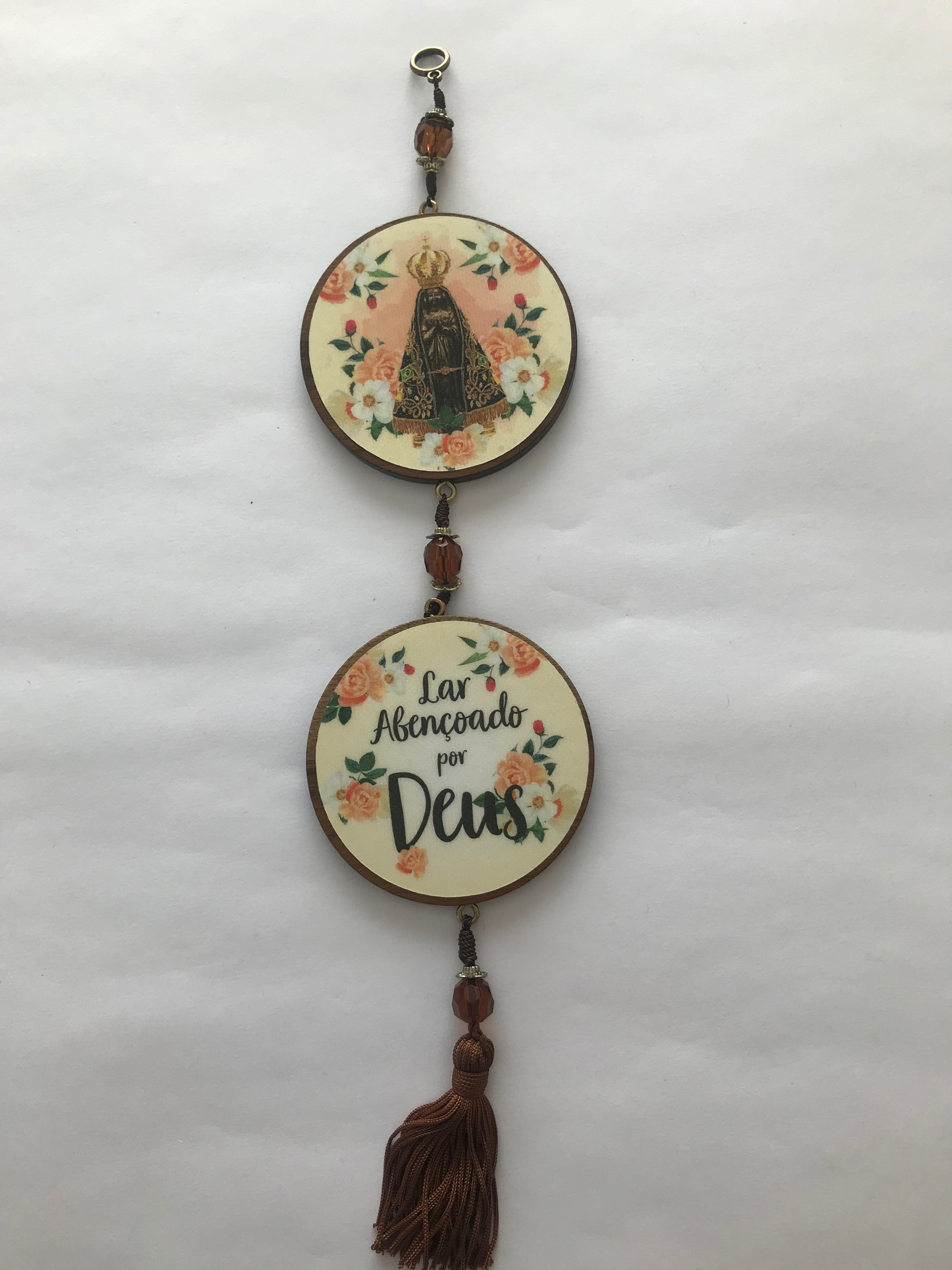 ADORNO DE PORTA TRAD N SRA APARECIDA/LAR ABENCOADO