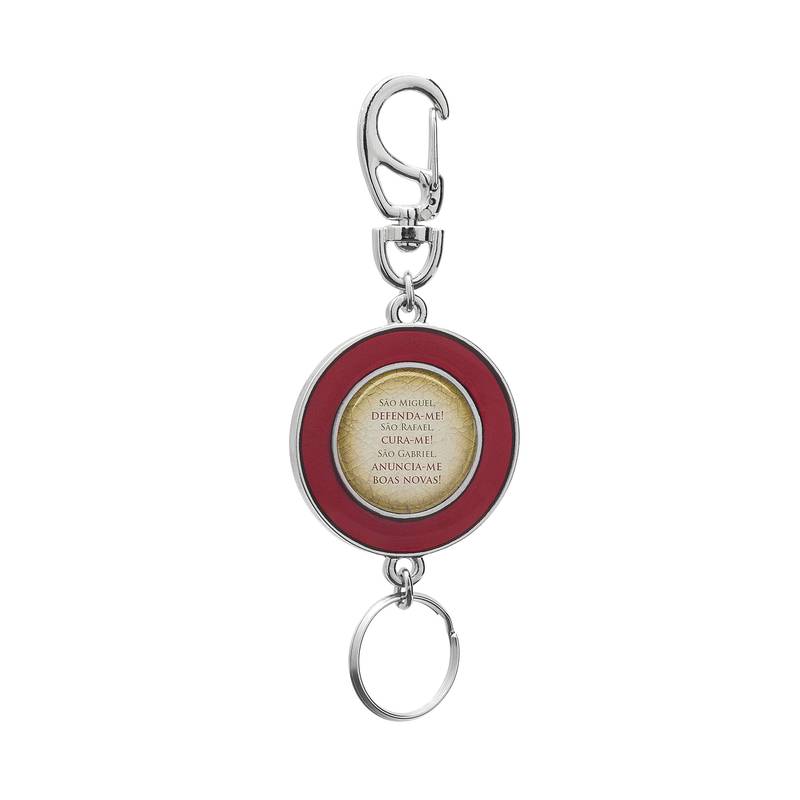 CHAVEIRO ARCANJOS EXTRAGDE NIQ COLOR C/MOSQ ++