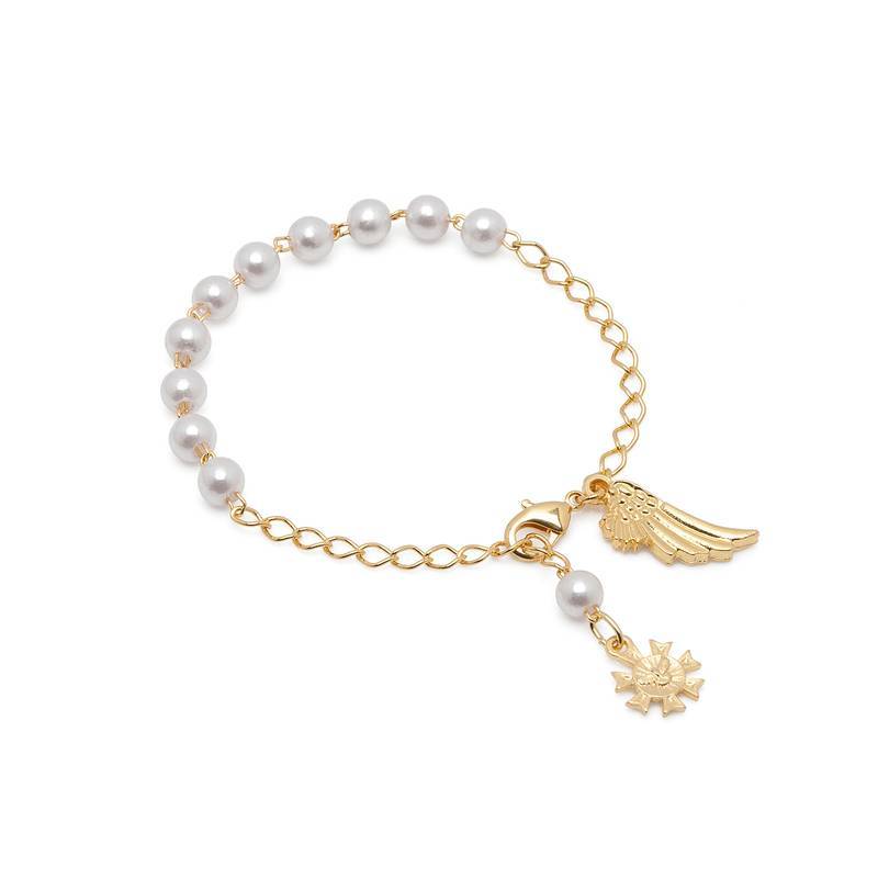 PULSEIRA DEZENA PEROLA VOCE E UM ANJO... (CARTELA) ++