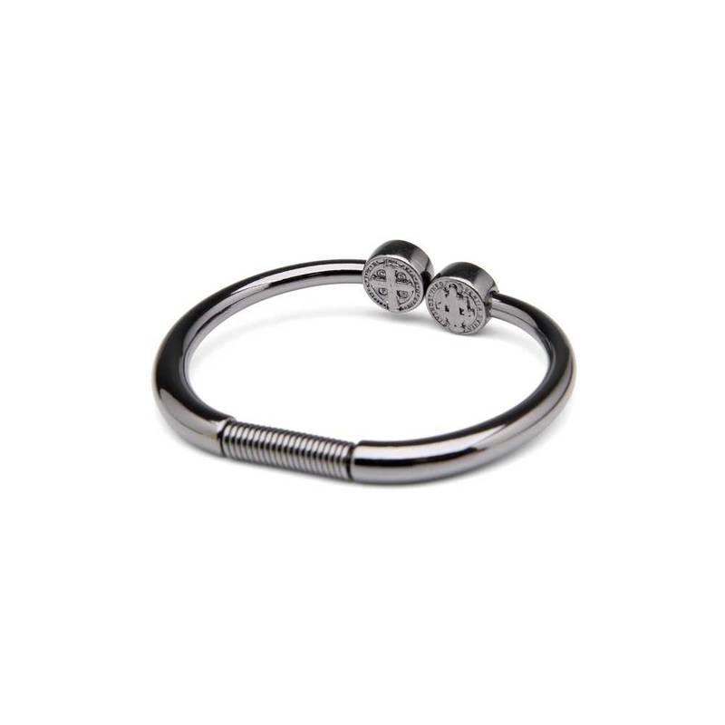Bracelete Medalhas de Sao Bento - Onix - Com Fe Brasil