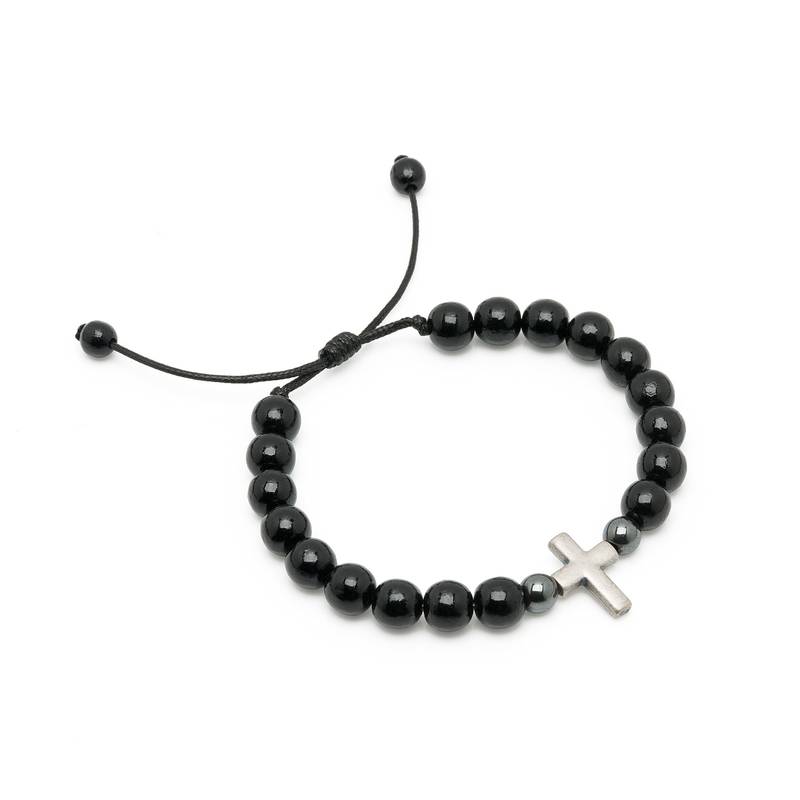 PULSEIRA REG MAD PRETA 8MM PV CRUZ