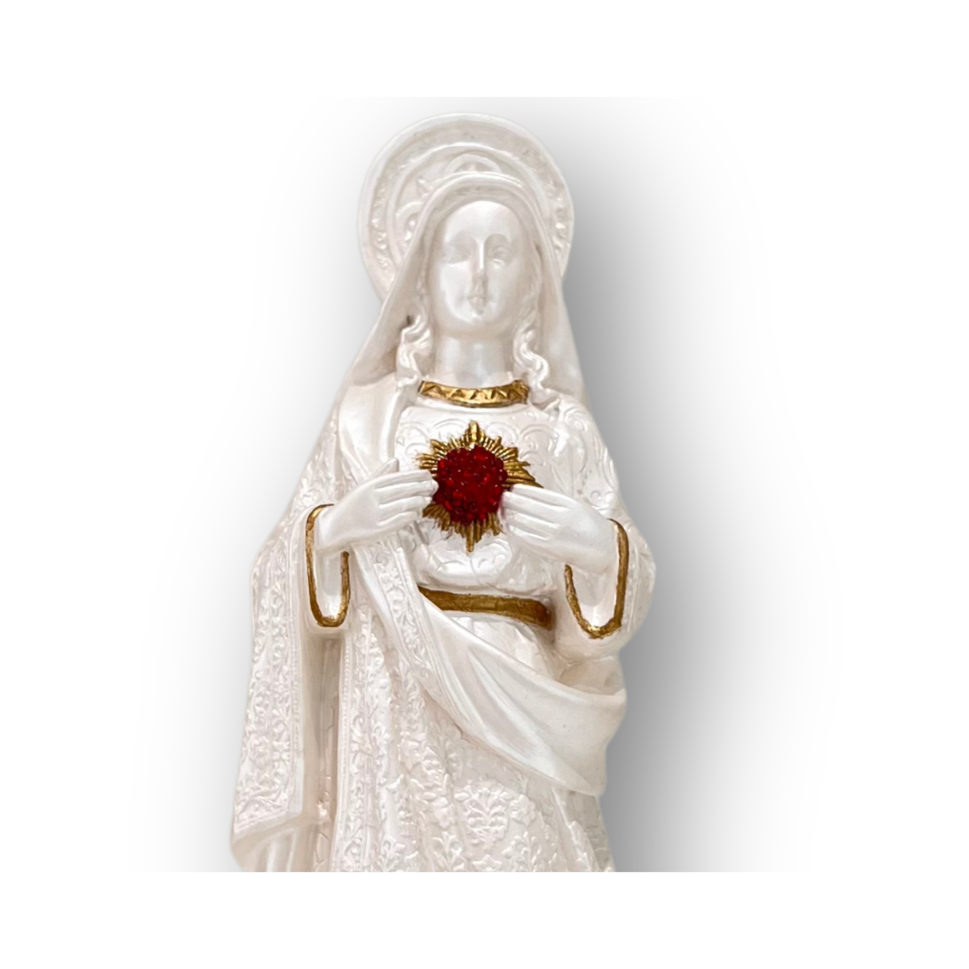 Imagem do Sagrado Coração de Maria, com 30 cm de altura
