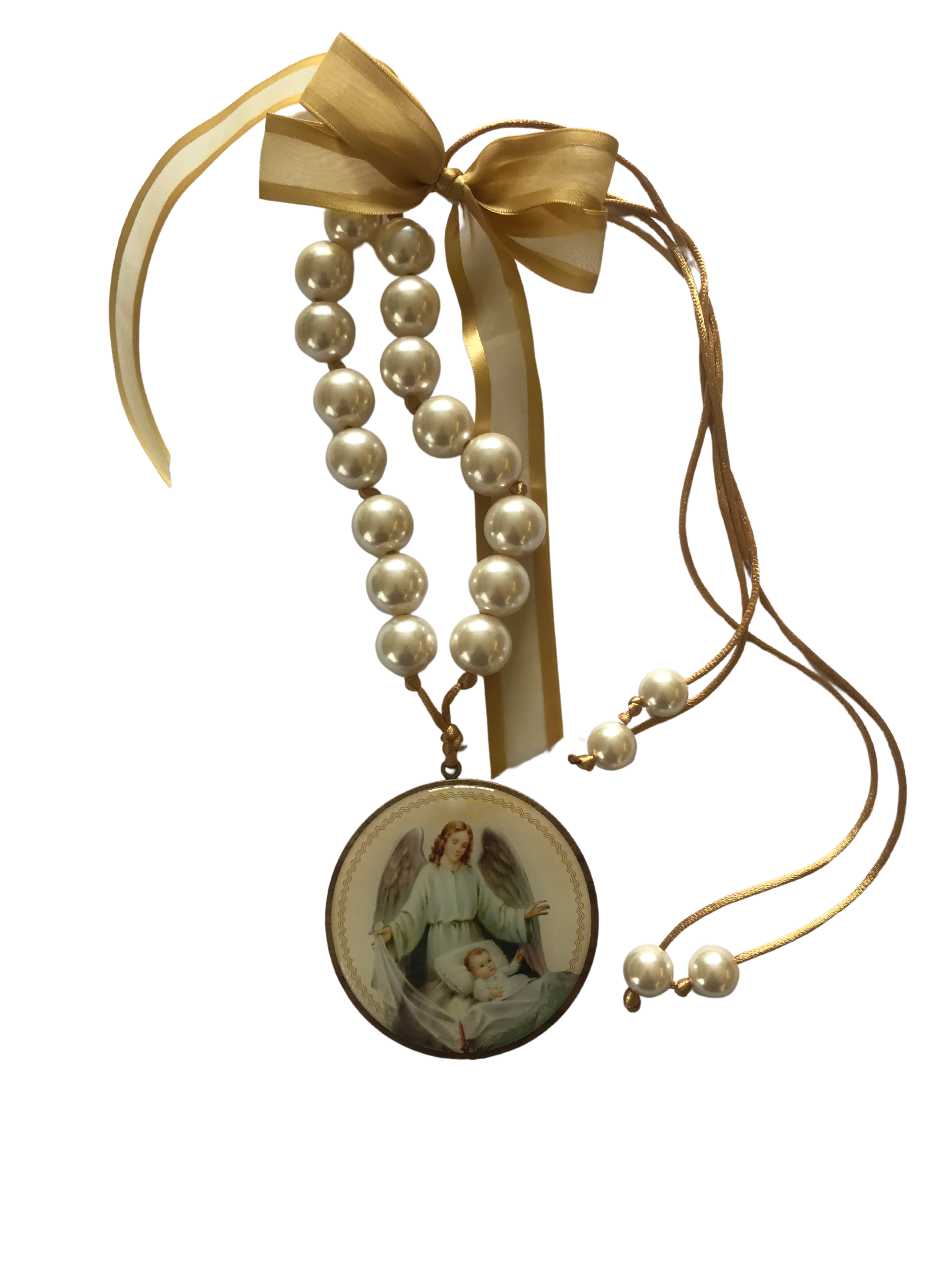 PINGENTES LINHA BABY SANTO ANJO DOURADO 1 MEDALHA