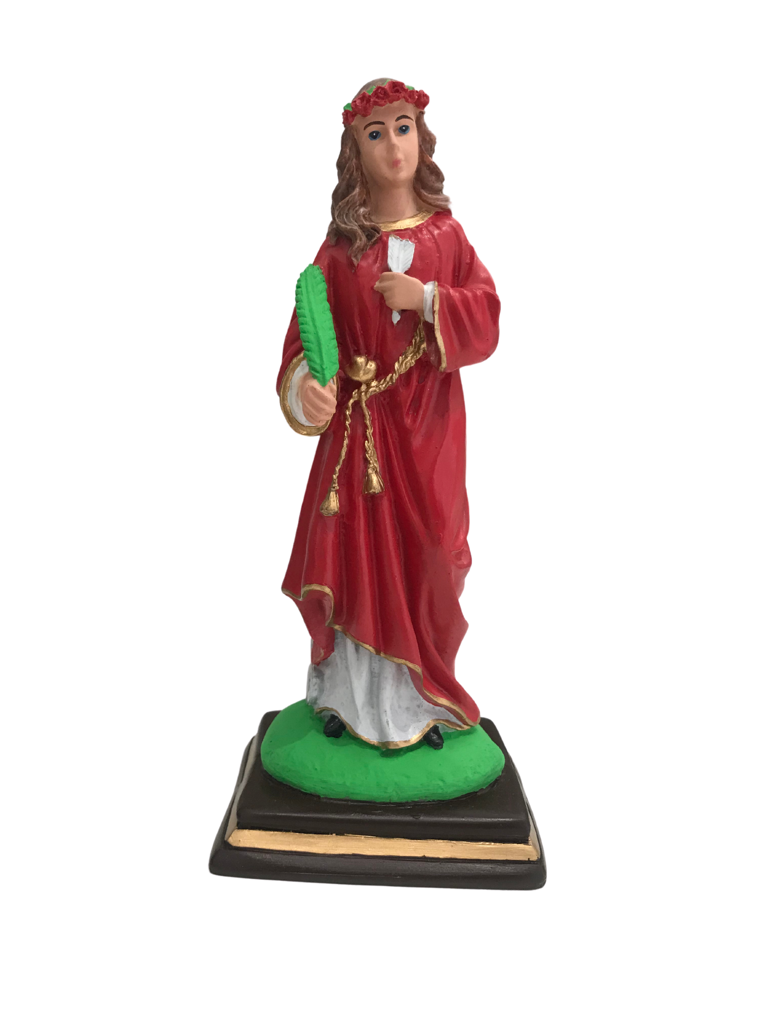 IMAGEM S.FILOMENA 20CM RESINA TRADICIONAL SANCTUS