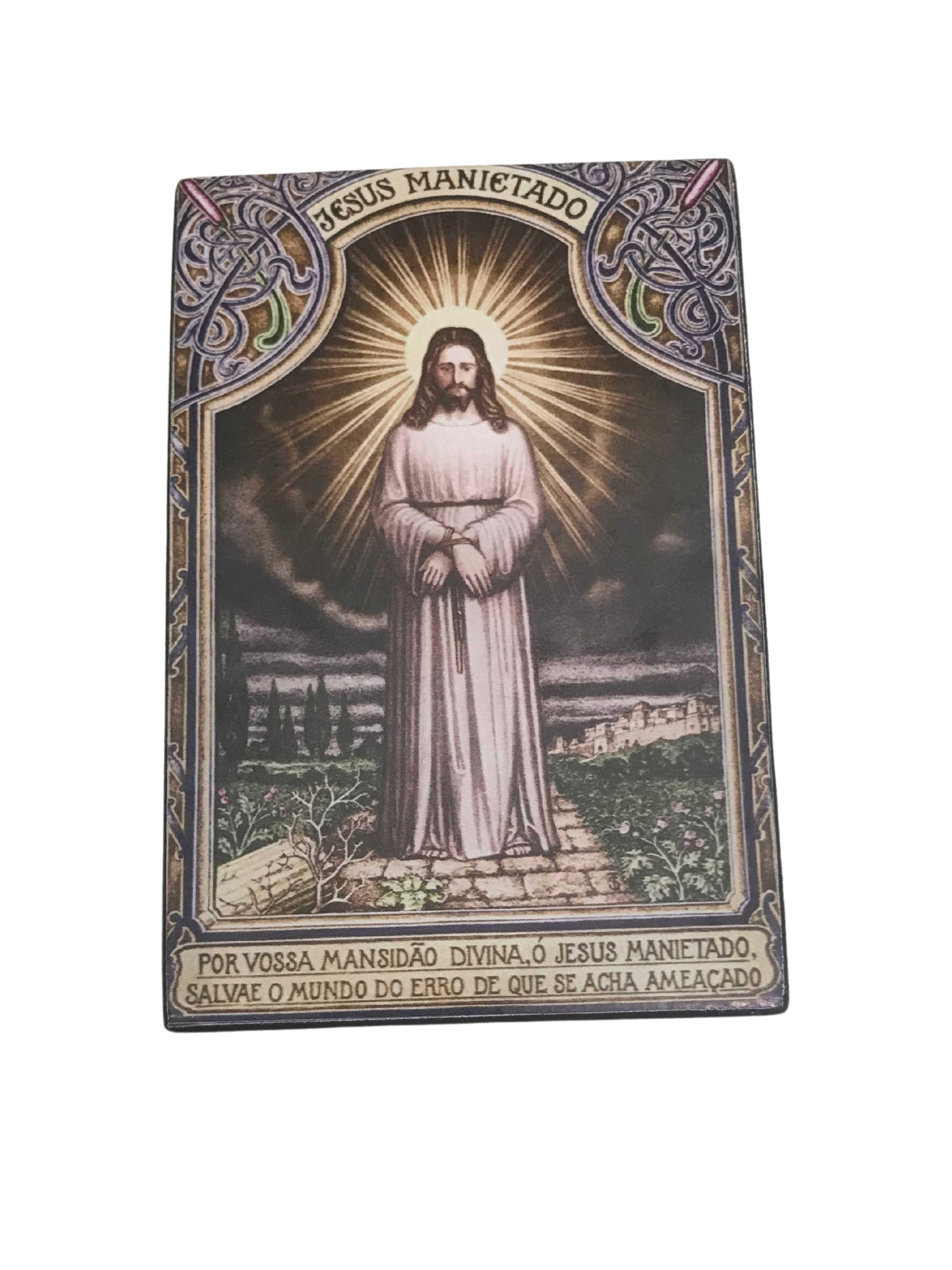 QUADRO MDF 8X12 JESUS MANIETADO 1 SAINT JOSEPH