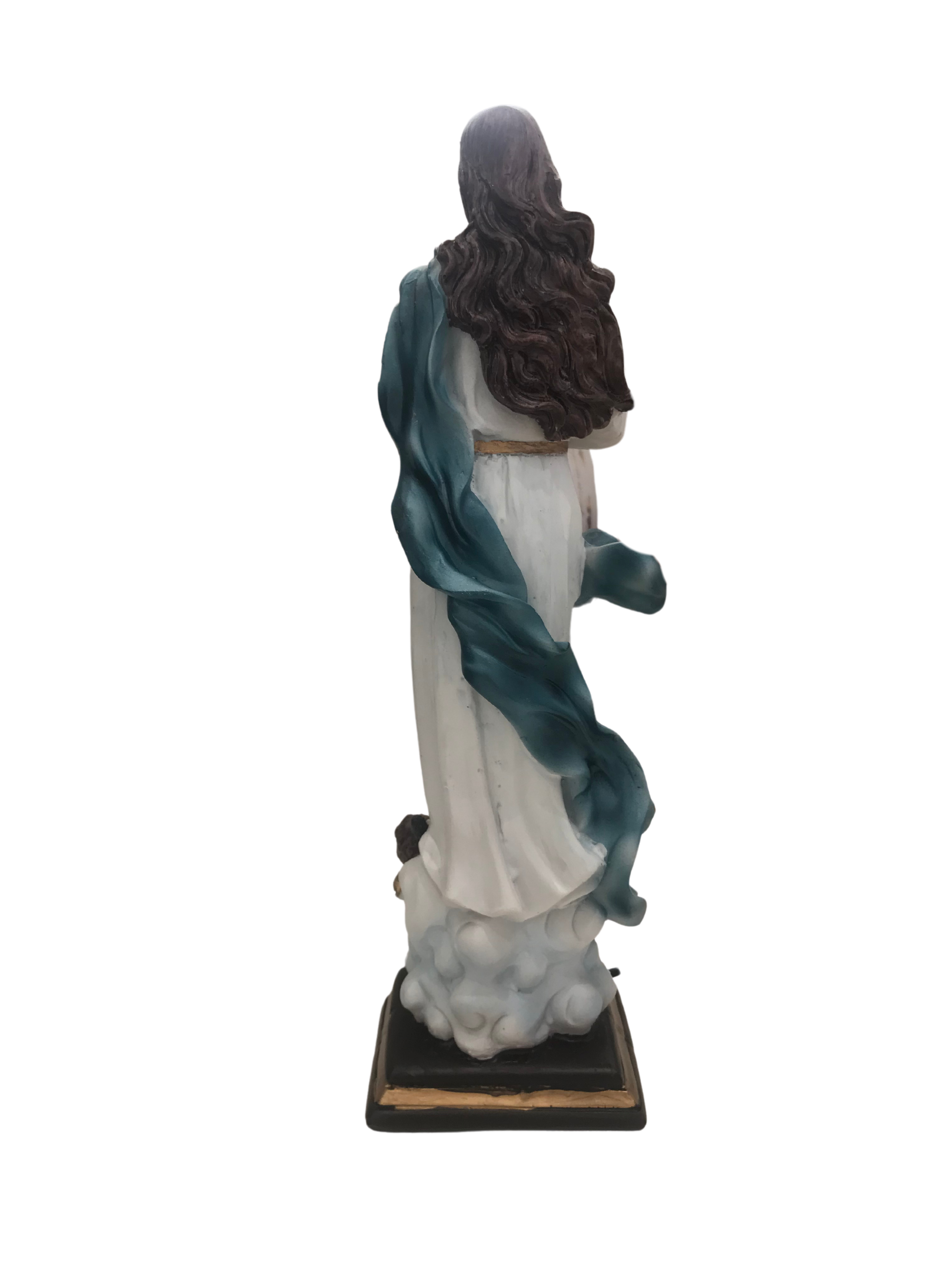 IMAGEM N.S.CONCEICAO 30CM RESINA TRADICIONAL SANCTUS