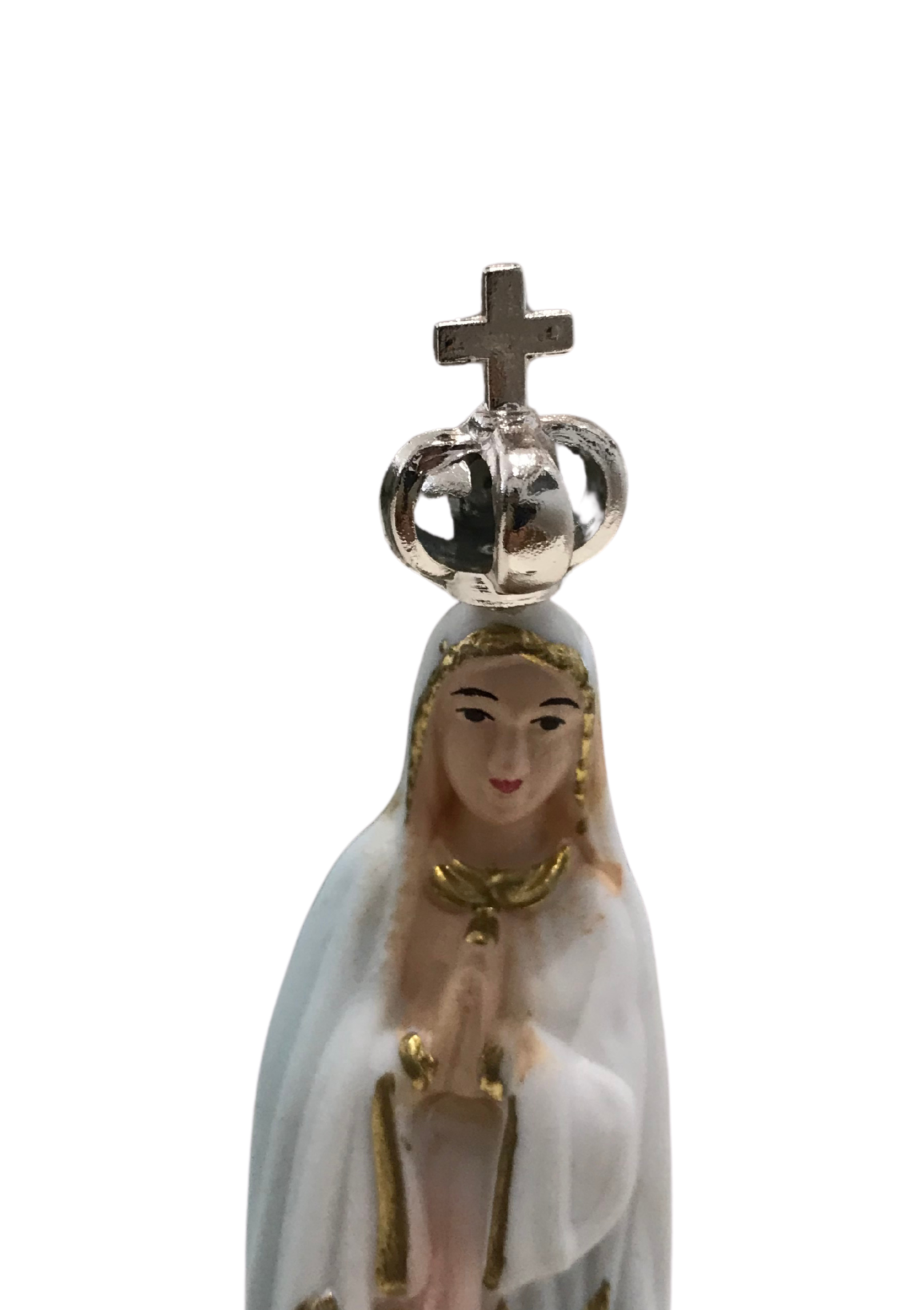 IMAGEM NOSSA SENHORA DE FATIMA TRADICIONAL - 10CM DE ALTURA